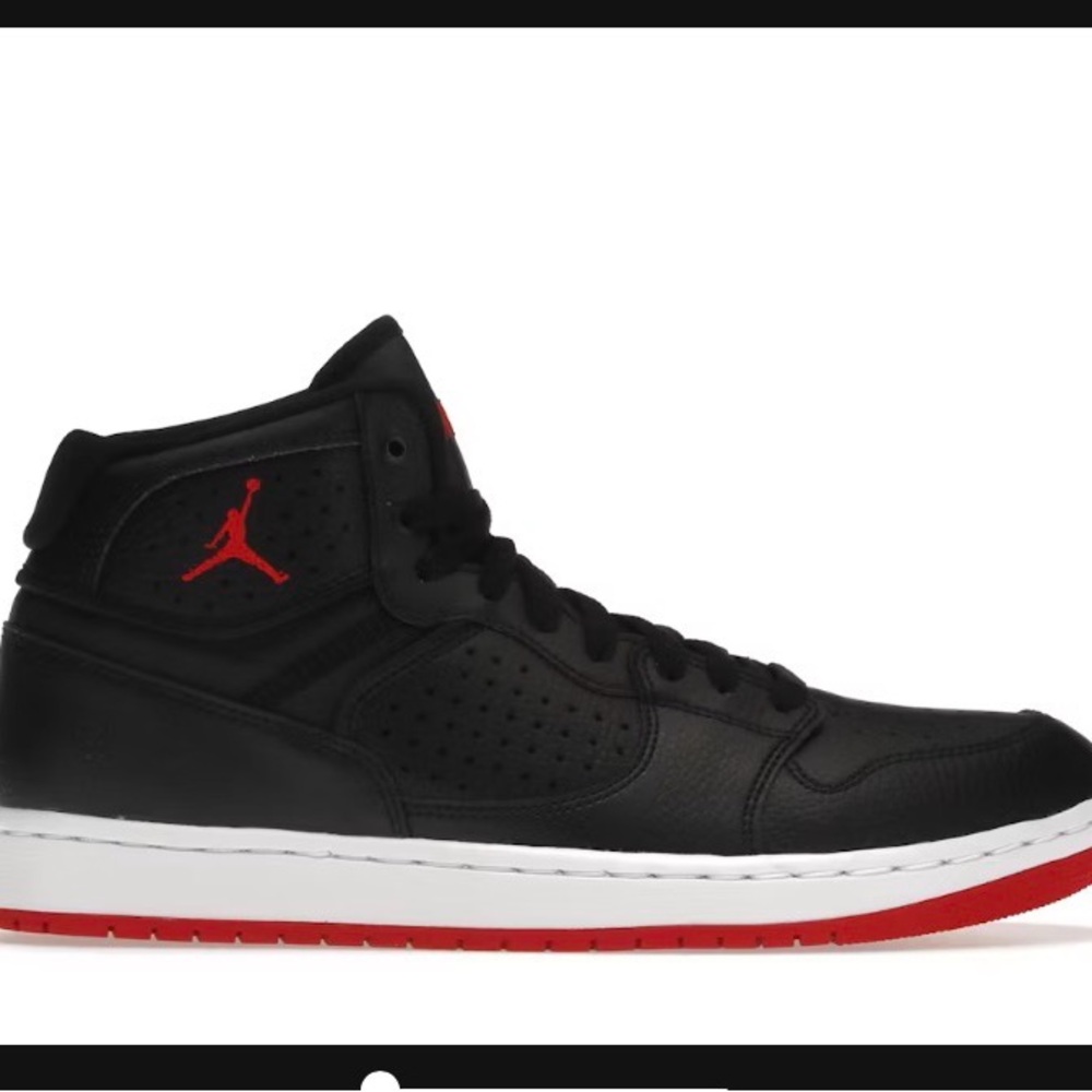 Jordan Jumpman Black and Red Sneakers